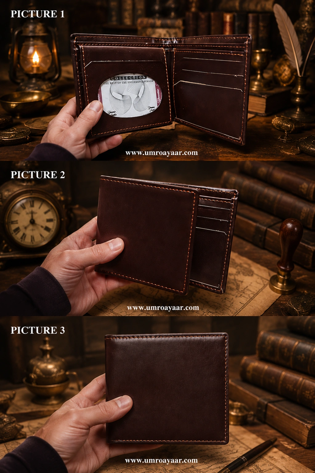 Cow Economical Wallet, Brown - Image 2