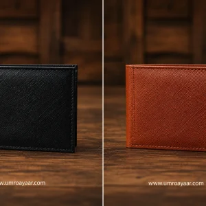 Men's Textured Saffiano Leather Bifold Wallet Shop Now