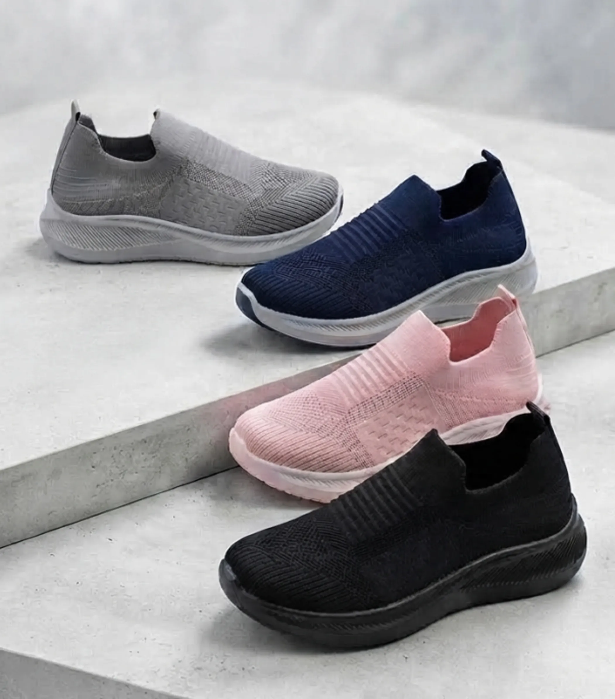 Women's Slip-On Breathable Knit Shoes